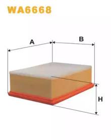 Wix Filters WA6668 Фільтр повітряний Wix Filters WA6668 Фільтр повітряний