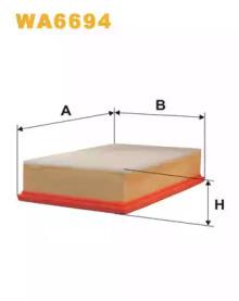 Wix Filters WA6694 Air filter Wix Filters WA6694 Air filter