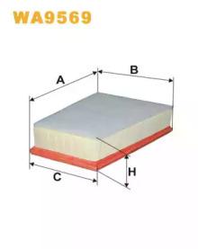 Wix Filters WA9569 Фильтр воздушный Wix Filters WA9569 Фильтр воздушный