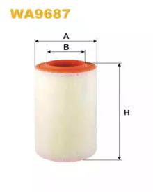 Wix Filters WA9687 Фільтр повітряний