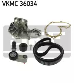 SKF VKMC 36034 Zestaw paska micro-v pompa SKF VKMC 36034 Zestaw paska micro-v pompa