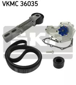 SKF VKMC 36035 Zestaw paska micro-v pompa SKF VKMC 36035 Zestaw paska micro-v pompa