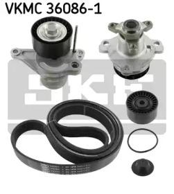 SKF VKMC 36086-1 Zestaw paska micro-v pompa SKF VKMC 36086-1 Zestaw paska micro-v pompa