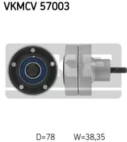 SKF VKMCV57003 Ролик направляючий SKF VKMCV57003 Ролик направляючий