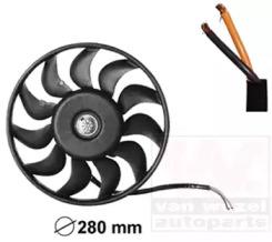 Van Wezel 0325745 Fan and motor assy
