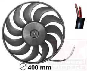 Van Wezel 0325747 Fan and motor assy