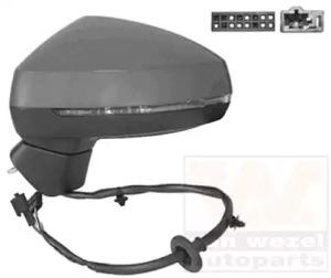 Van Wezel 0335807 Outer mirror assy Van Wezel 0335807 Outer mirror assy