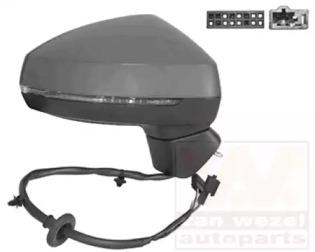 Van Wezel 0335808 Outer mirror assy