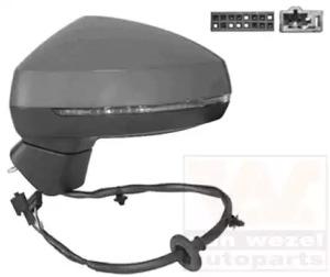 Van Wezel 0335827 Outer mirror assy Van Wezel 0335827 Outer mirror assy