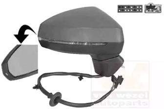 Van Wezel 0337808 Дзеркало зовнішнє заднього виду Van Wezel 0337808 Дзеркало зовнішнє заднього виду