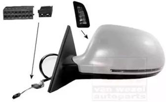 Van Wezel 0378807 Outer mirror assy Van Wezel 0378807 Outer mirror assy
