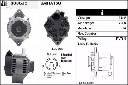 EDR 933635 Alternator assy EDR 933635 Alternator assy