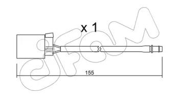 Cifam SU.015 Датчик зносу гальмівних колодок Cifam SU.015 Датчик зносу гальмівних колодок