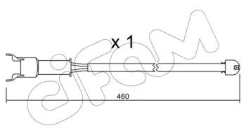 Cifam SU.088 Датчик зносу гальмівних колодок