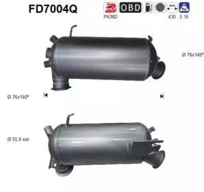 AS S.L.U. FD7004Q Сажевий фільтр AS S.L.U. FD7004Q Сажевий фільтр