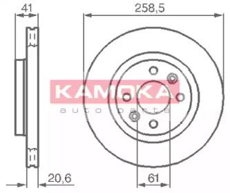 Kamoka 1032192 Brake disc Kamoka 1032192 Brake disc