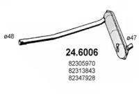 Asso 24.6006 Muffler assy front