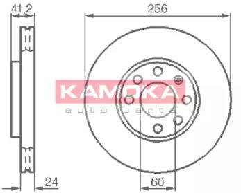 Kamoka 1036808 Brake disc Kamoka 1036808 Brake disc