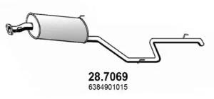 Asso 28.7069 Schalldaempfer Asso 28.7069 Schalldaempfer