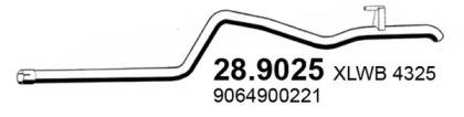 Asso 28.9025 Exhaust pipe