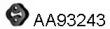 Veneporte AA93243 Exhaust pipe support Veneporte AA93243 Exhaust pipe support