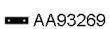 Veneporte AA93269 Exhaust pipe support Veneporte AA93269 Exhaust pipe support