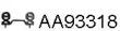 Veneporte AA93318 Кронштейн системи випуску відпрацьованих газів