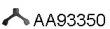 Veneporte AA93350 Кронштейн системи випуску відпрацьованих газів Veneporte AA93350 Кронштейн системи випуску відпрацьованих газів