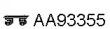 Veneporte AA93355 Exhaust pipe support Veneporte AA93355 Exhaust pipe support