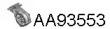 Veneporte AA93553 Exhaust pipe support Veneporte AA93553 Exhaust pipe support
