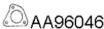 Veneporte AA96046 Прокладка глушителя Veneporte AA96046 Прокладка глушителя