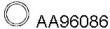 Veneporte AA96086 Прокладка труби вихлопного газу Veneporte AA96086 Прокладка труби вихлопного газу