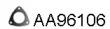 Veneporte AA96106 Прокладка труби вихлопного газу Veneporte AA96106 Прокладка труби вихлопного газу