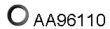 Veneporte AA96110 Прокладка глушителя Veneporte AA96110 Прокладка глушителя