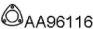 Veneporte AA96116 Прокладка глушителя Veneporte AA96116 Прокладка глушителя