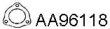 Veneporte AA96118 Прокладка глушителя Veneporte AA96118 Прокладка глушителя