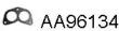 Veneporte AA96134 Прокладка глушителя Veneporte AA96134 Прокладка глушителя