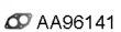 Veneporte AA96141 Прокладка труби вихлопного газу Veneporte AA96141 Прокладка труби вихлопного газу