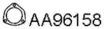 Veneporte AA96158 Прокладка труби вихлопного газу Veneporte AA96158 Прокладка труби вихлопного газу