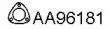 Veneporte AA96181 Прокладка труби вихлопного газу Veneporte AA96181 Прокладка труби вихлопного газу
