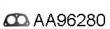 Veneporte AA96280 Прокладка глушителя Veneporte AA96280 Прокладка глушителя