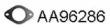 Veneporte AA96286 Прокладка глушителя Veneporte AA96286 Прокладка глушителя