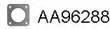 Veneporte AA96288 Прокладка глушителя Veneporte AA96288 Прокладка глушителя