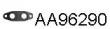 Veneporte AA96290 Прокладка труби вихлопного газу Veneporte AA96290 Прокладка труби вихлопного газу