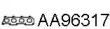 Veneporte AA96317 Прокладка глушителя Veneporte AA96317 Прокладка глушителя