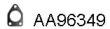 Veneporte AA96349 Прокладка глушителя Veneporte AA96349 Прокладка глушителя