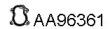 Veneporte AA96361 Прокладка труби вихлопного газу Veneporte AA96361 Прокладка труби вихлопного газу