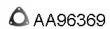 Veneporte AA96369 Прокладка глушителя Veneporte AA96369 Прокладка глушителя