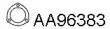 Veneporte AA96383 Прокладка глушителя Veneporte AA96383 Прокладка глушителя