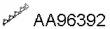Veneporte AA96392 Прокладка глушителя Veneporte AA96392 Прокладка глушителя
